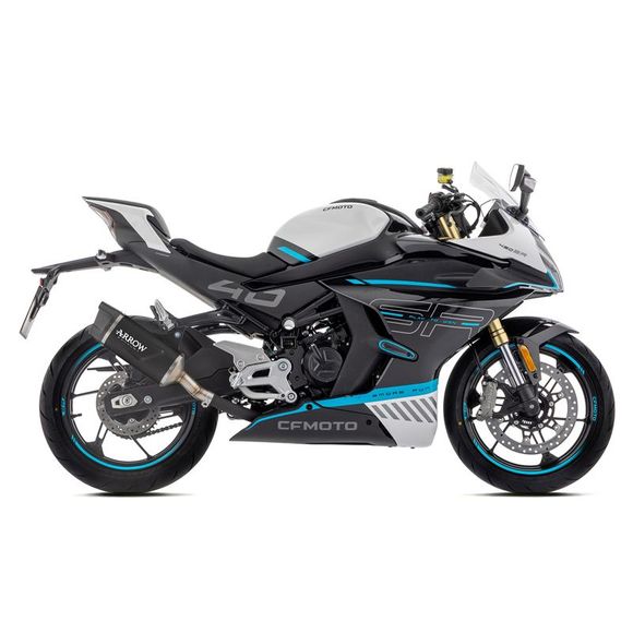 Silencieux Arrow INDY RACE EVO EMBOUT CARBONE - NoirRef : AW0076