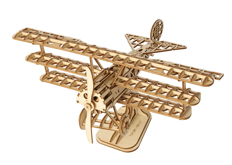 Classic 3D Wood Puzzles; Tri-Plane Robotime TG301
