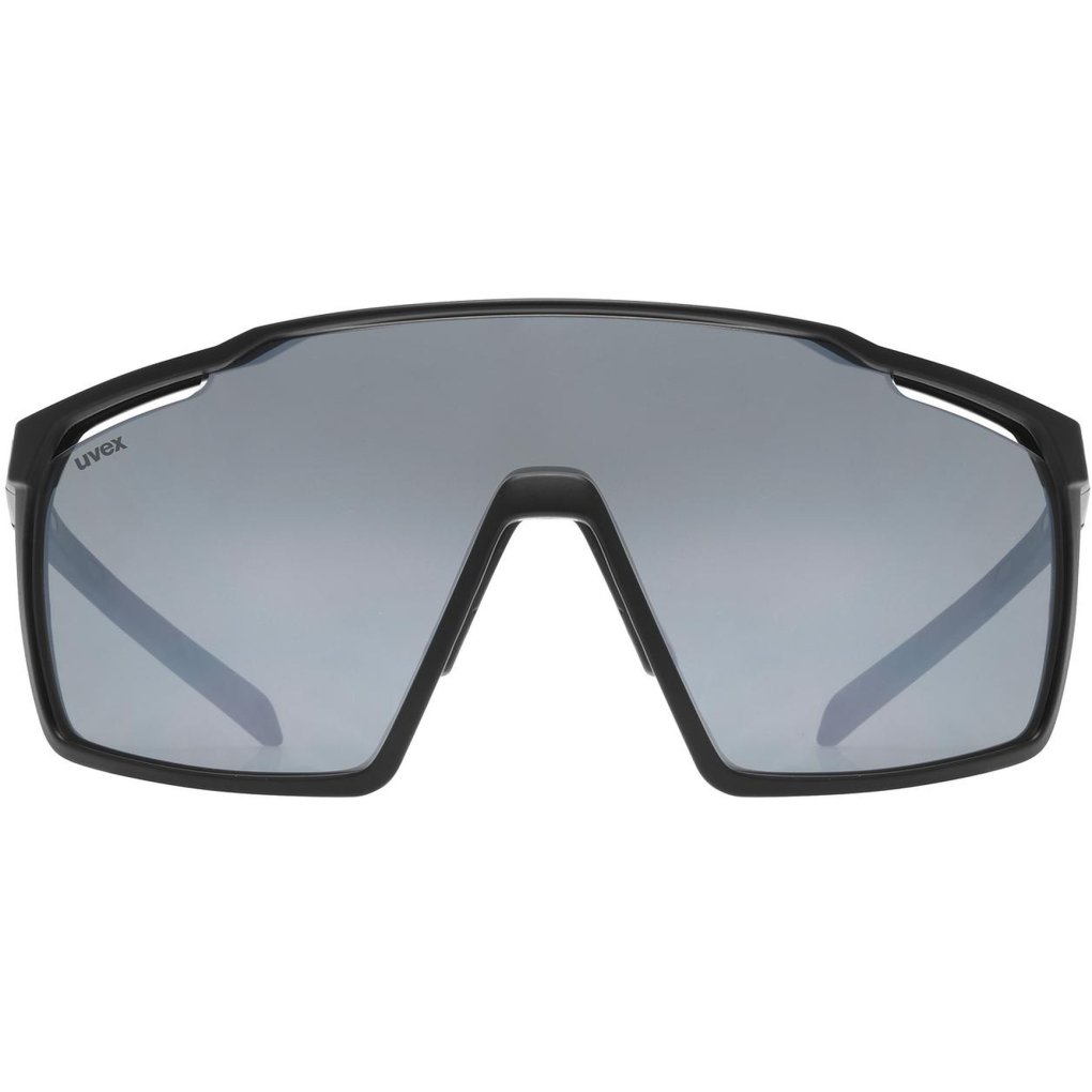 Uvex mtn perform Glasses - black matt/supravision mirror silver