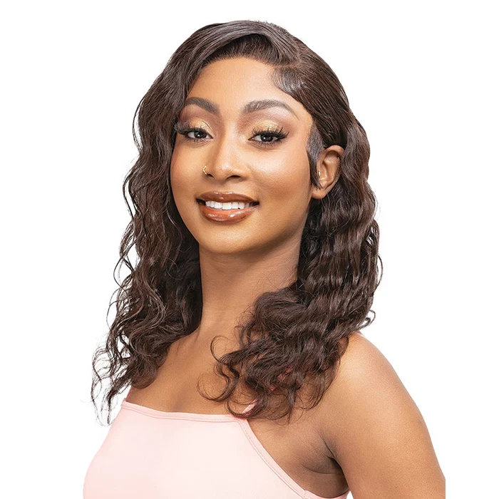 Janet Collection Natural Glueless 100% Virgin Remy Human Hair HD 360 Lace 13x4 Front Wig - HAYDEN