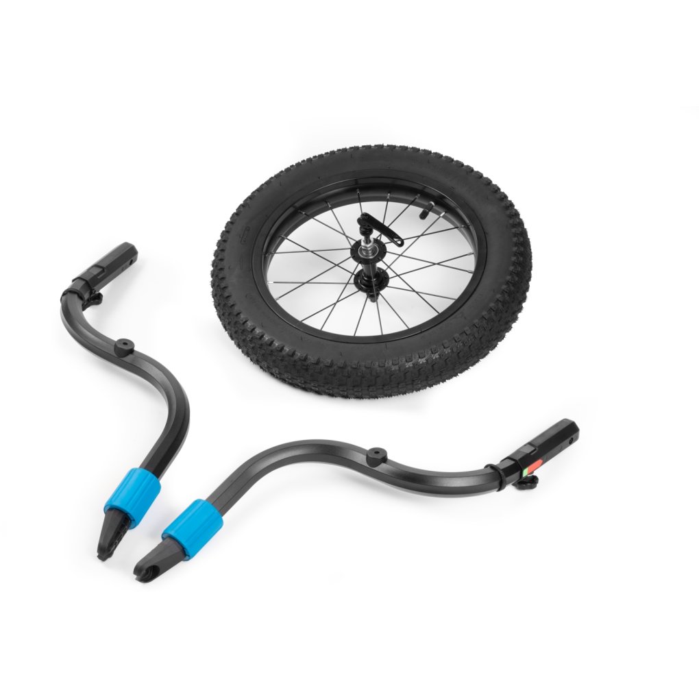 CUBE Fat Wheel Jogger Kit for Kids Bike Trailer Double - black