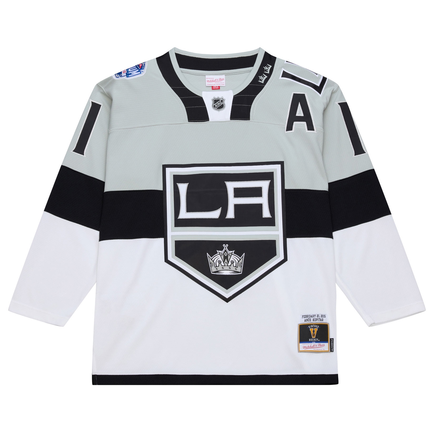 Anze Kopitar #11 Los Angeles Kings 2015 Stadium Series Premium Power Play NHL Jersey Gray