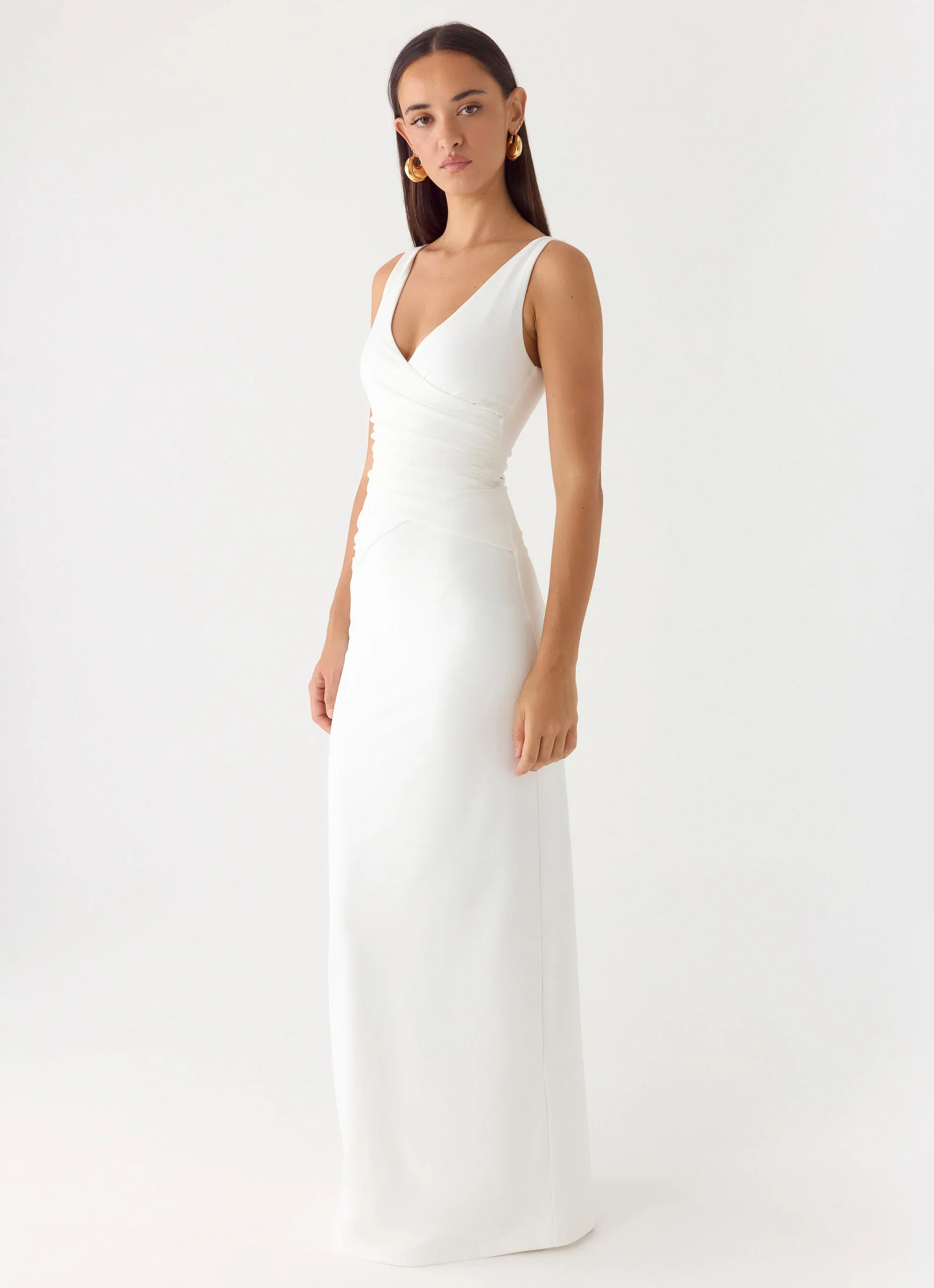 Nerine Maxi Dress - White