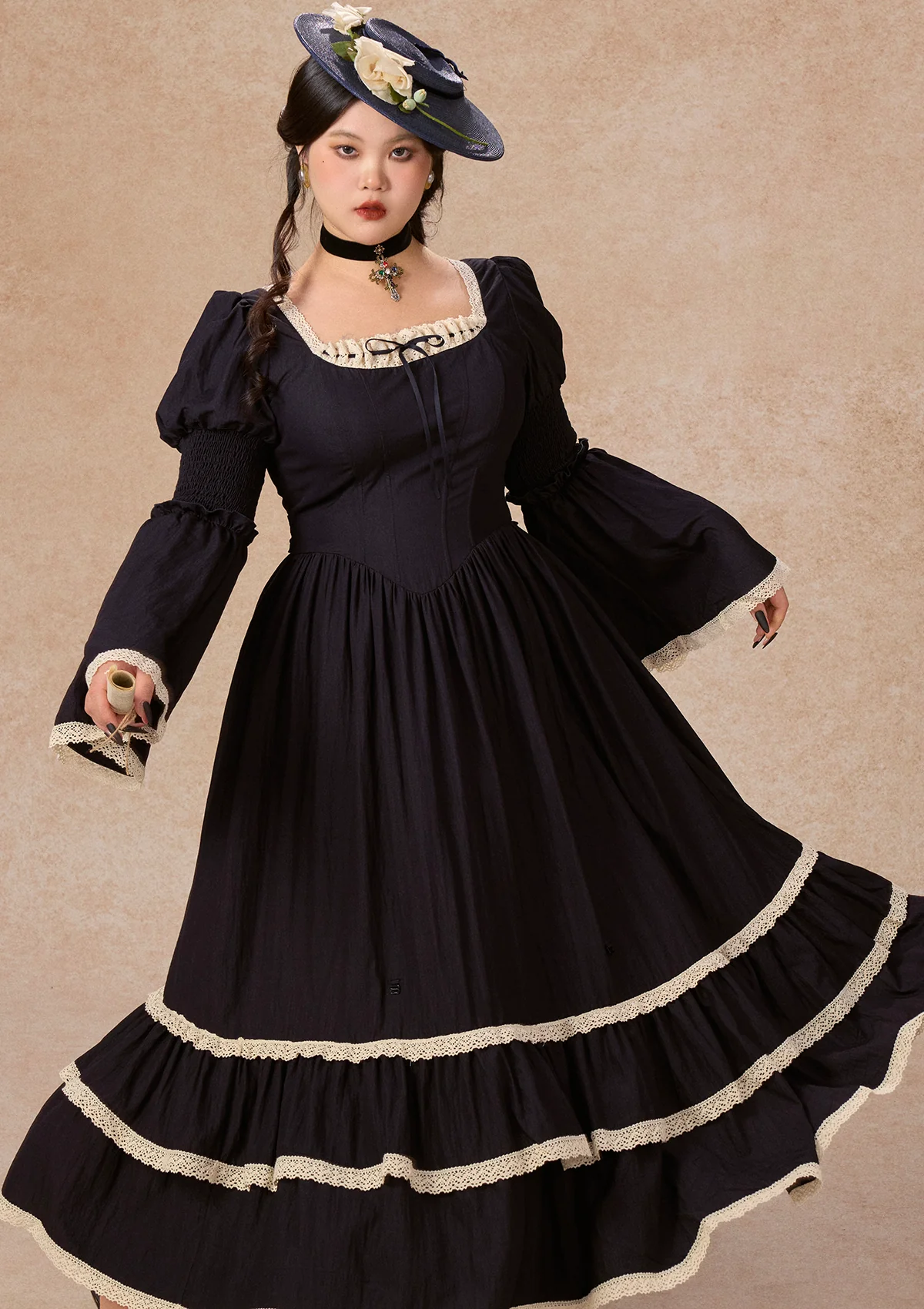 Curve&Plus Sapphire Blue Waltz Corset Dress