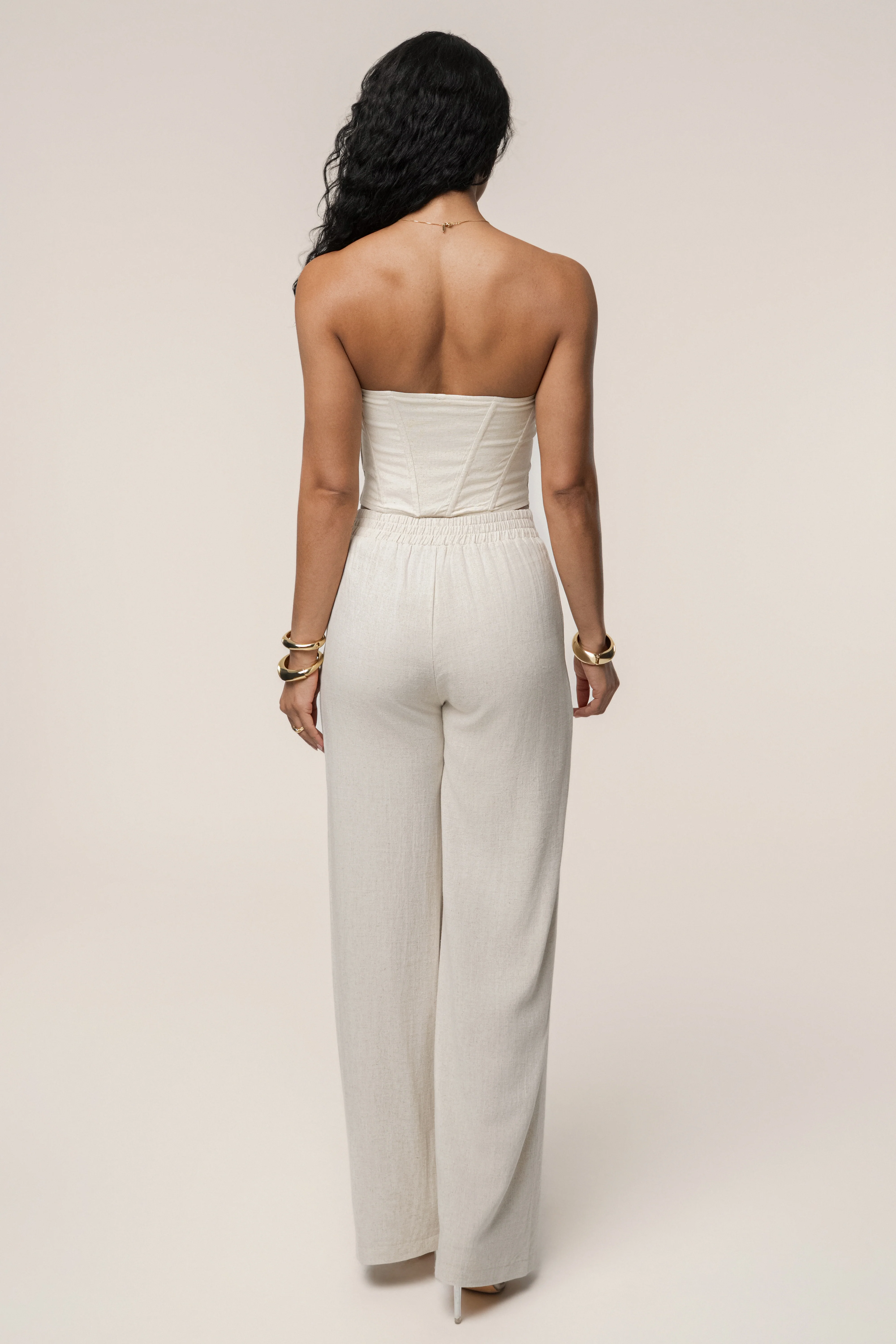 Natural New Obsession Draped Top