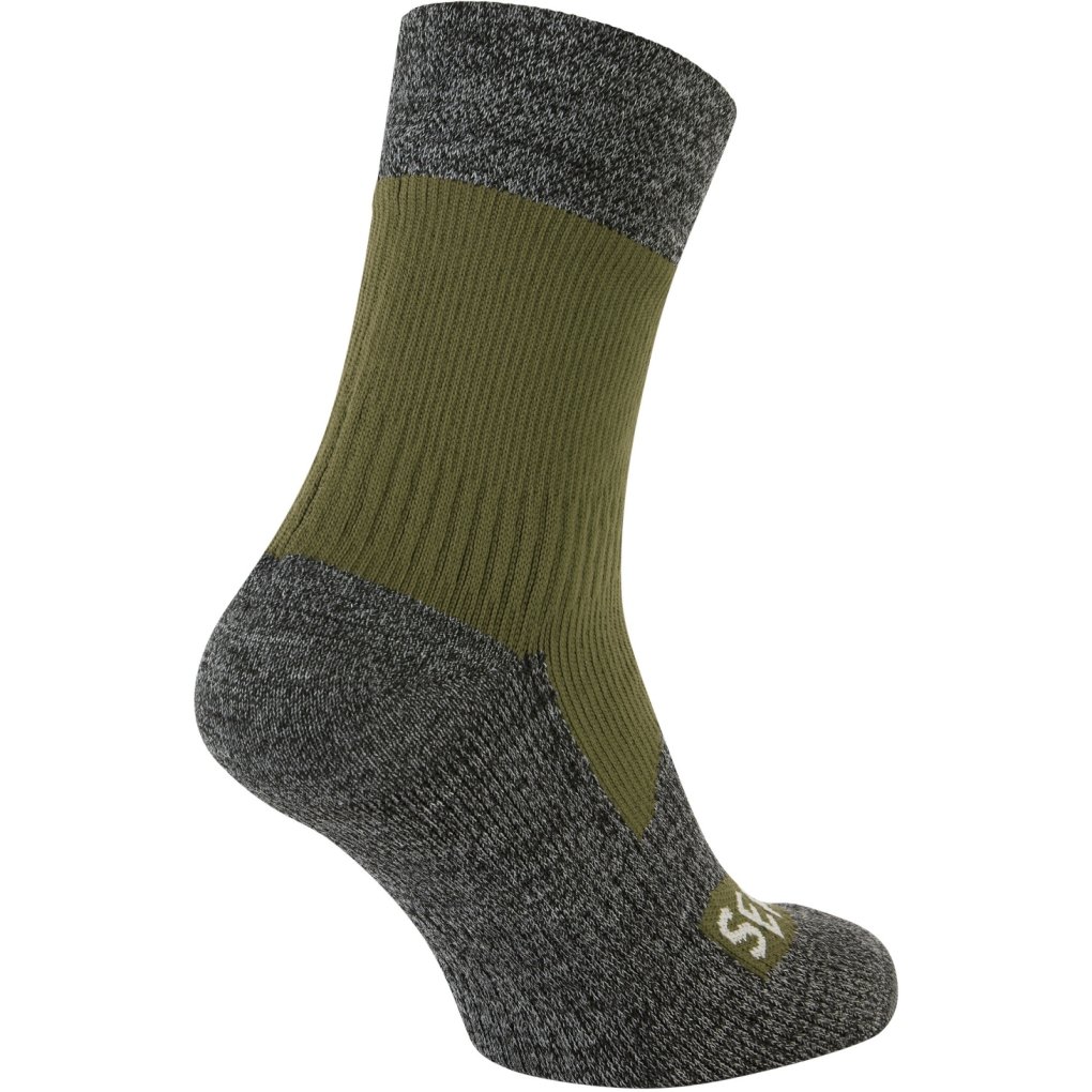 SealSkinz Bircham Waterproof All Weather Ankle Length Socks - Olive