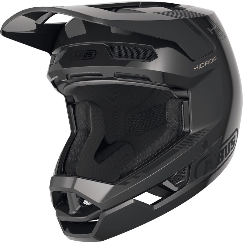 ABUS HiDrop Fullface Helmet - shiny black