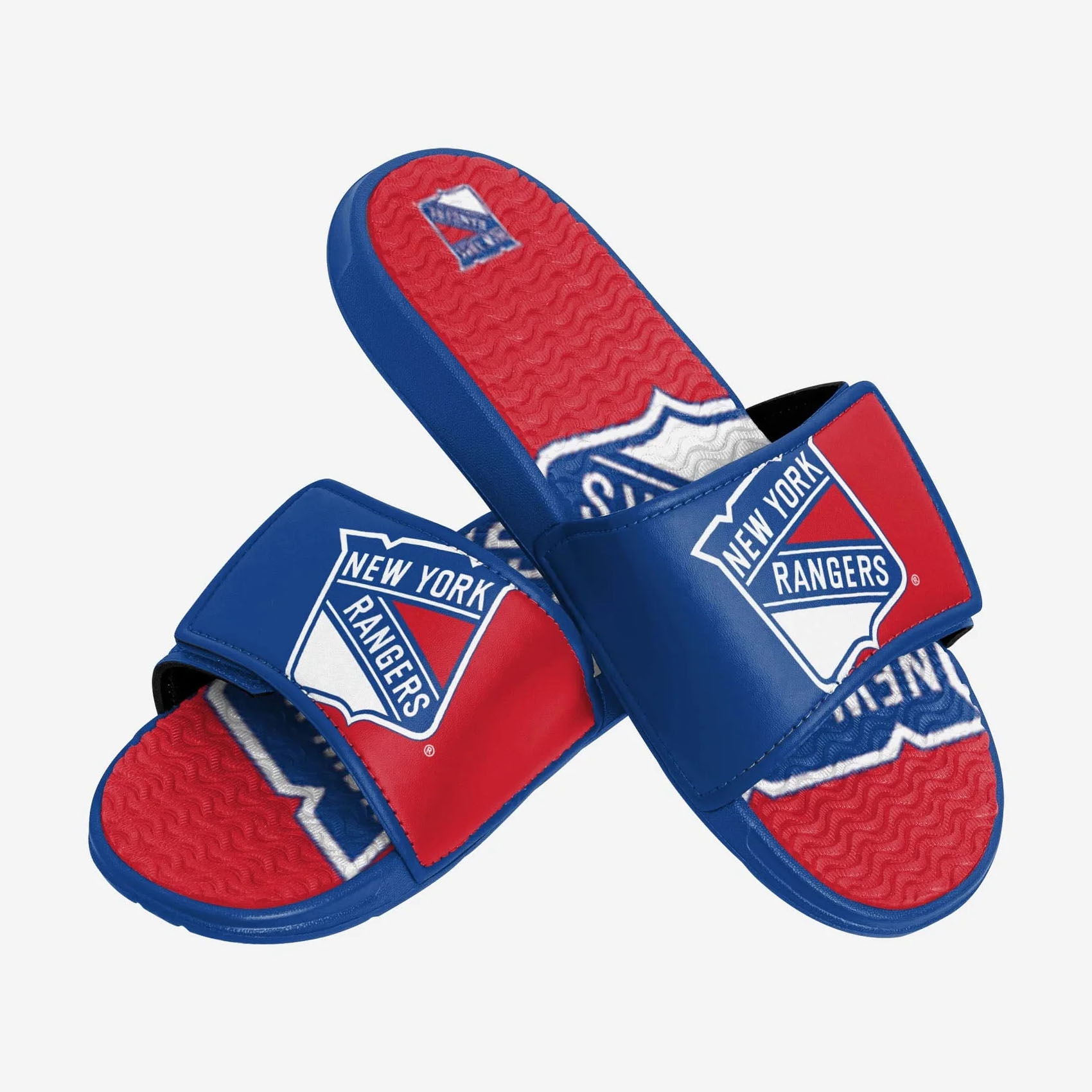 New York Rangers Big Logo NHL Gel Slides
