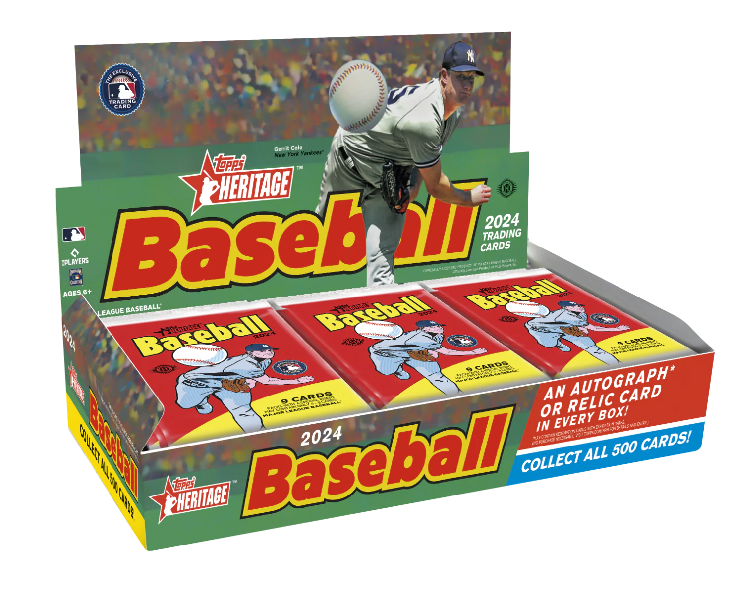 2024 Topps Heritage Baseball - Hobby Box