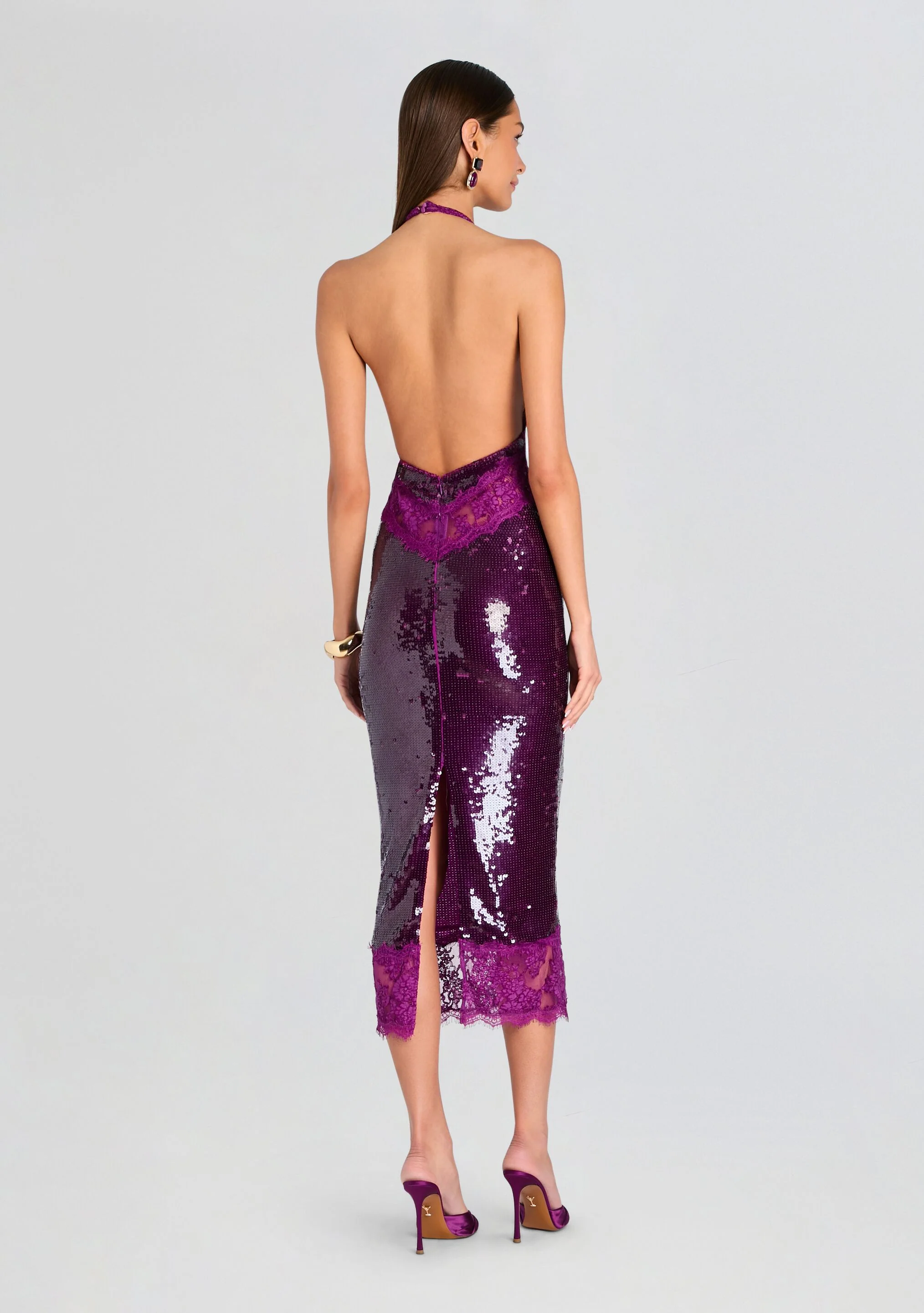 Vicky Sequin Lace Dress