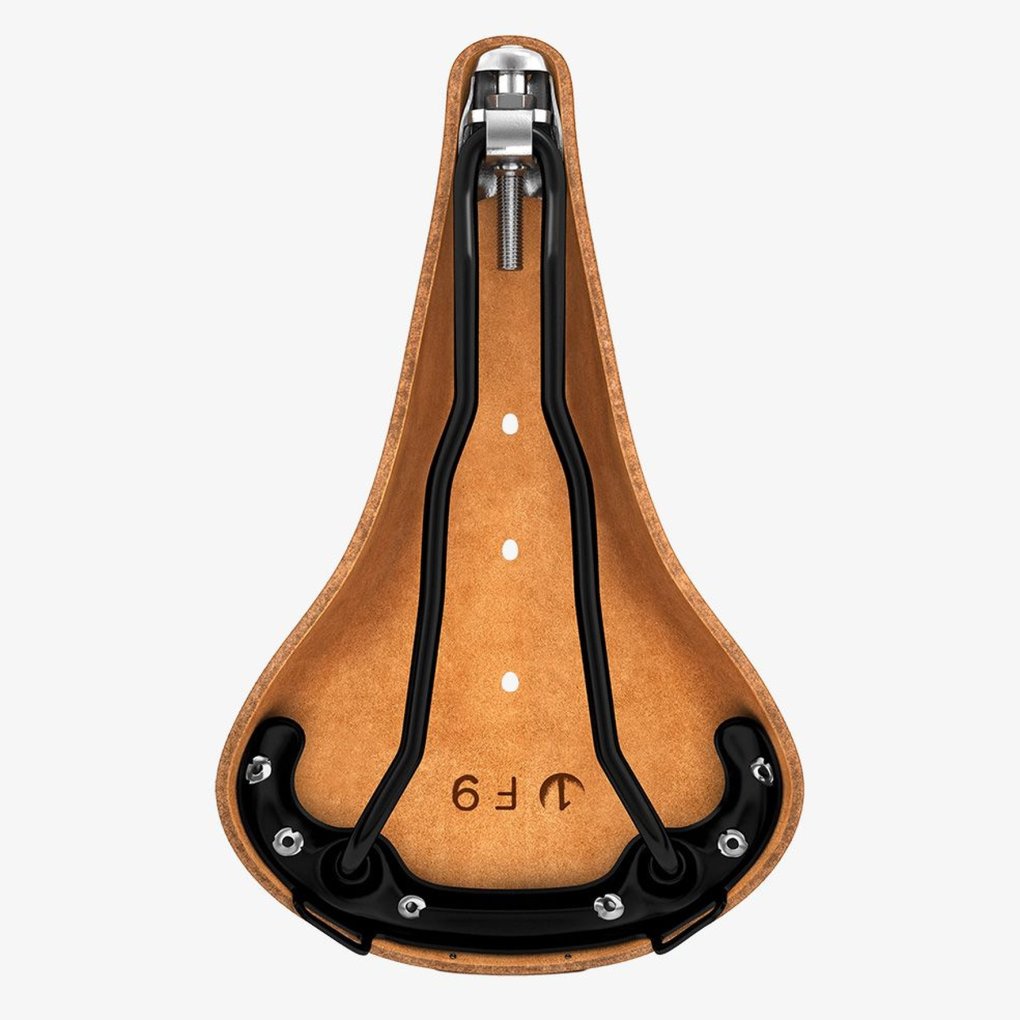 Brooks B17 Bend Leather Saddle - honey