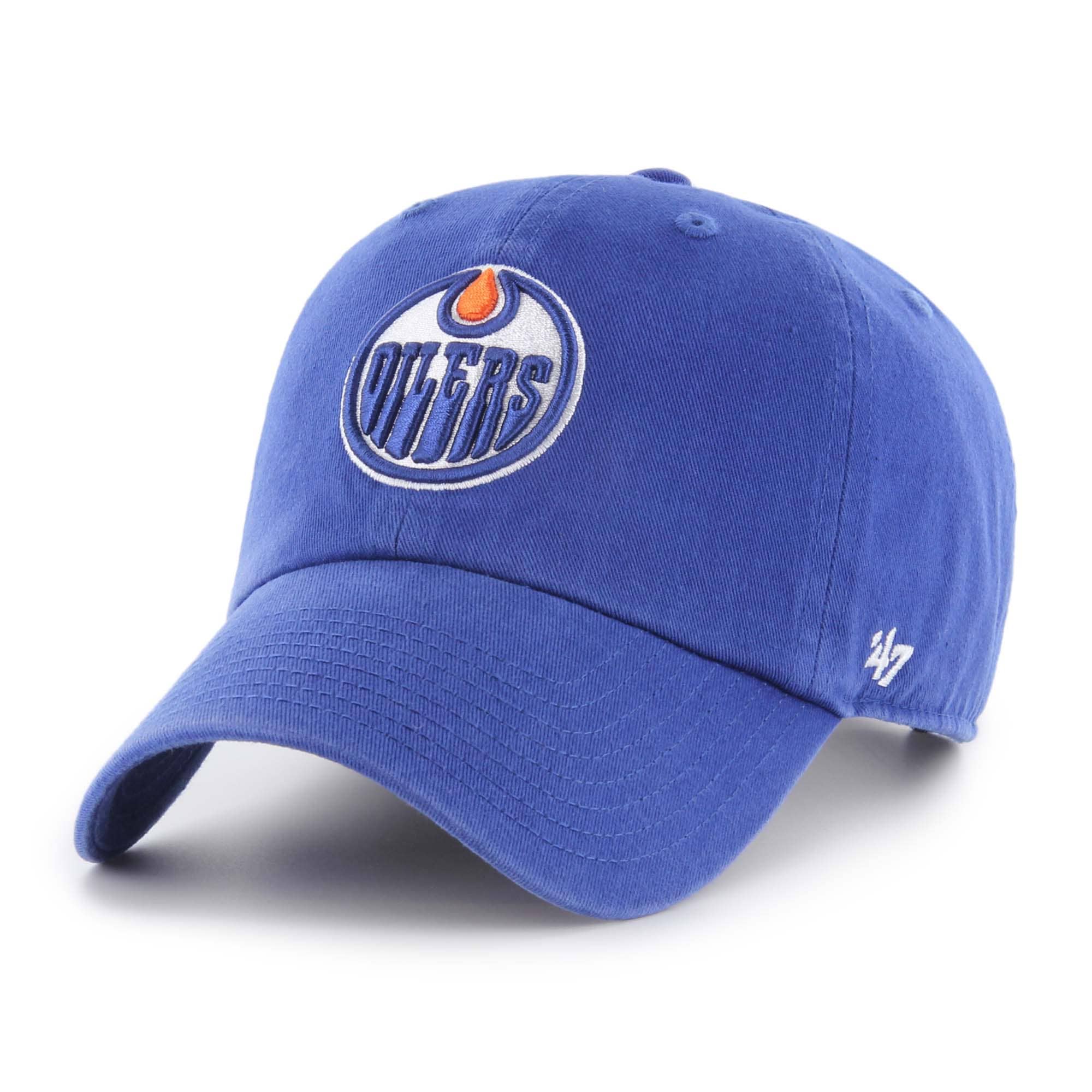 Edmonton Oilers '47 Clean Up Adjustable NHL Cap Blue