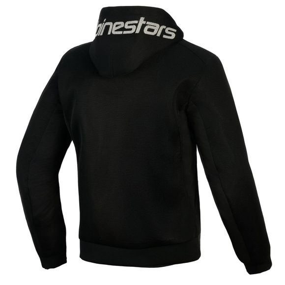 Alpinestars CHROME SUPERAIRFLOW HOODIE motorcycle sweatshirt - Black / GrayRef: AP4149