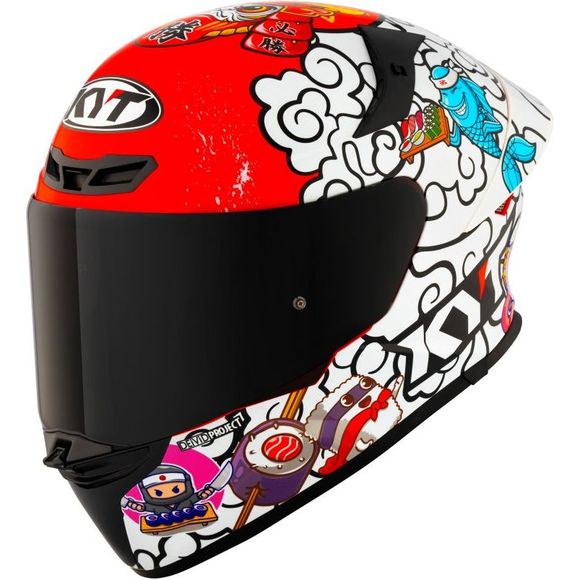 Casque intégral KYT TT-REVO SUSHI TIME - MulticoloreRef : KYT0180