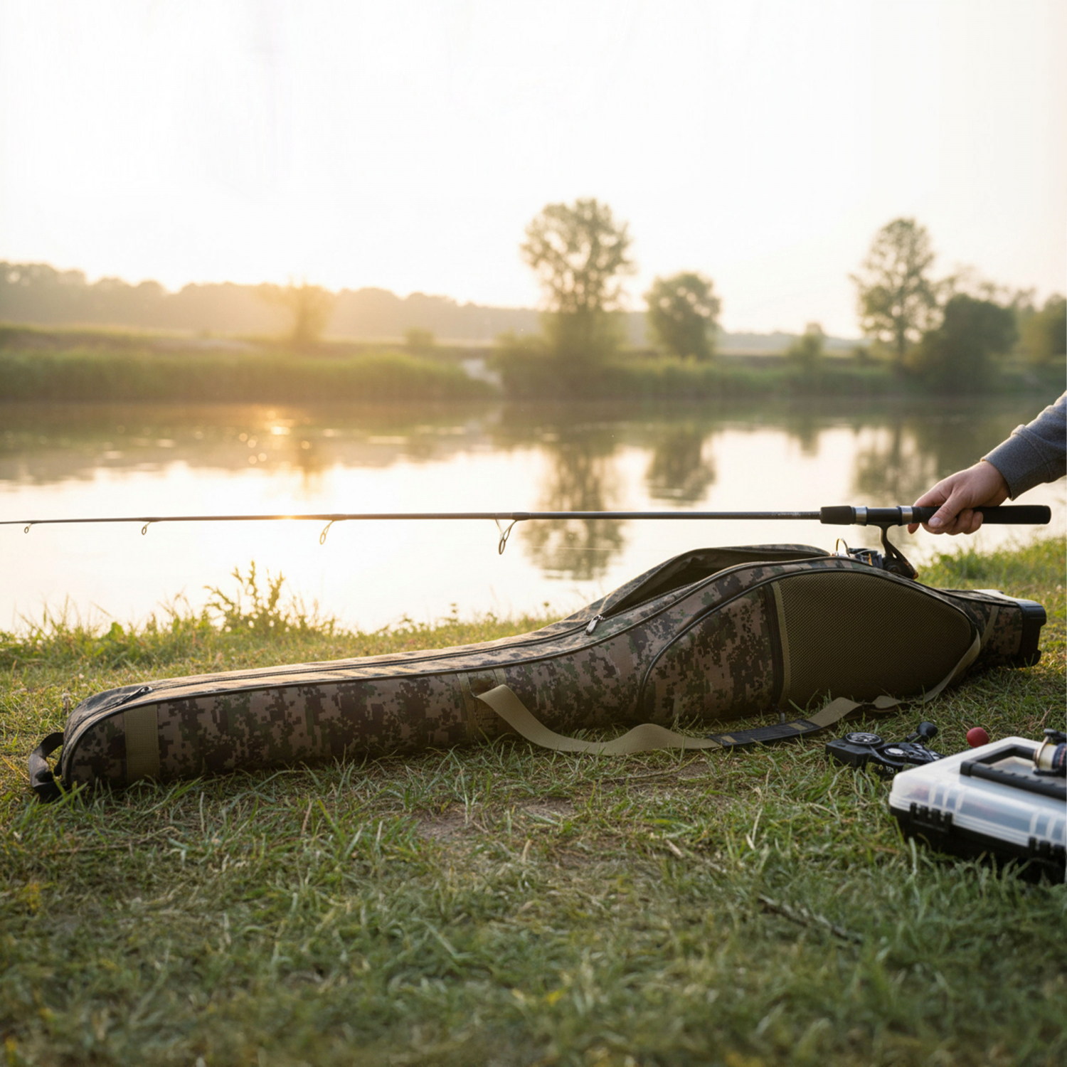 il Lago Passion Hardcase rod case Digi Camou