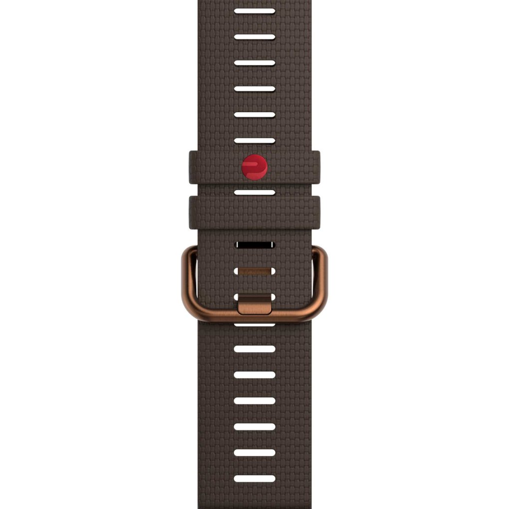 Polar 22mm Silicone Wristband S-L - brown