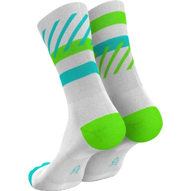 INCYLENCE Running Disrupts Socks - Green Cyan