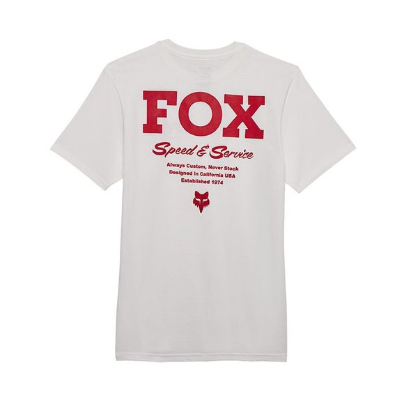Fox SPEED & SERVICE short-sleeved t-shirt - WhiteRef: FX4749
