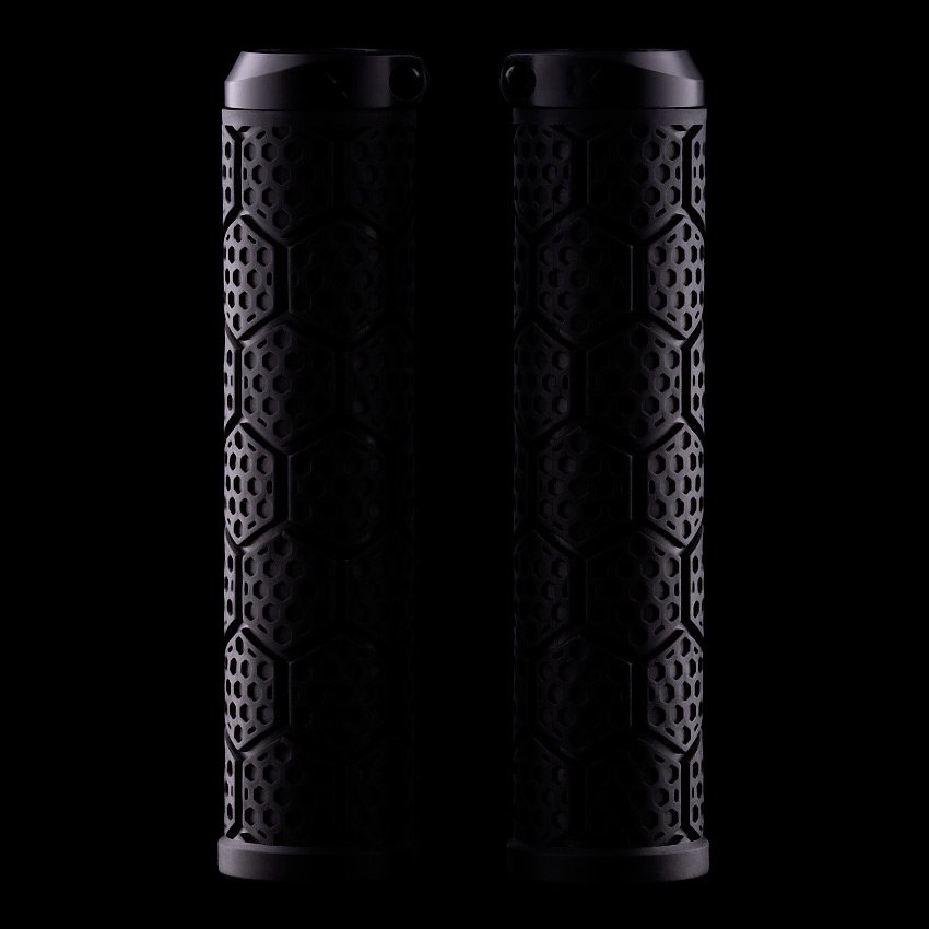 Sixpack D-Trix PA Lock-On Handlebar Grips - Foxhunt orange