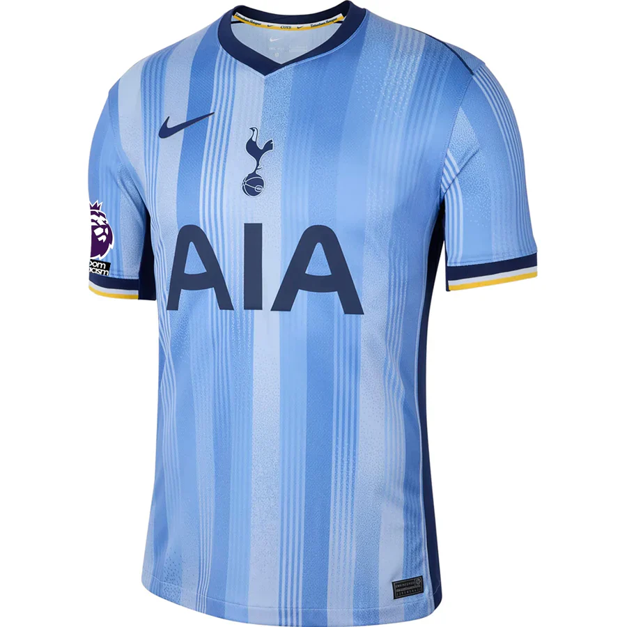Tottenham Son Heung-min Away Jersey w/ EPL + No Room For Racism Patches 24/25 (Cobalt Bliss/Binary Blue)