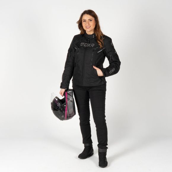 Dxr Julia Motorcycle Jacket - BlackRef: DXR0208