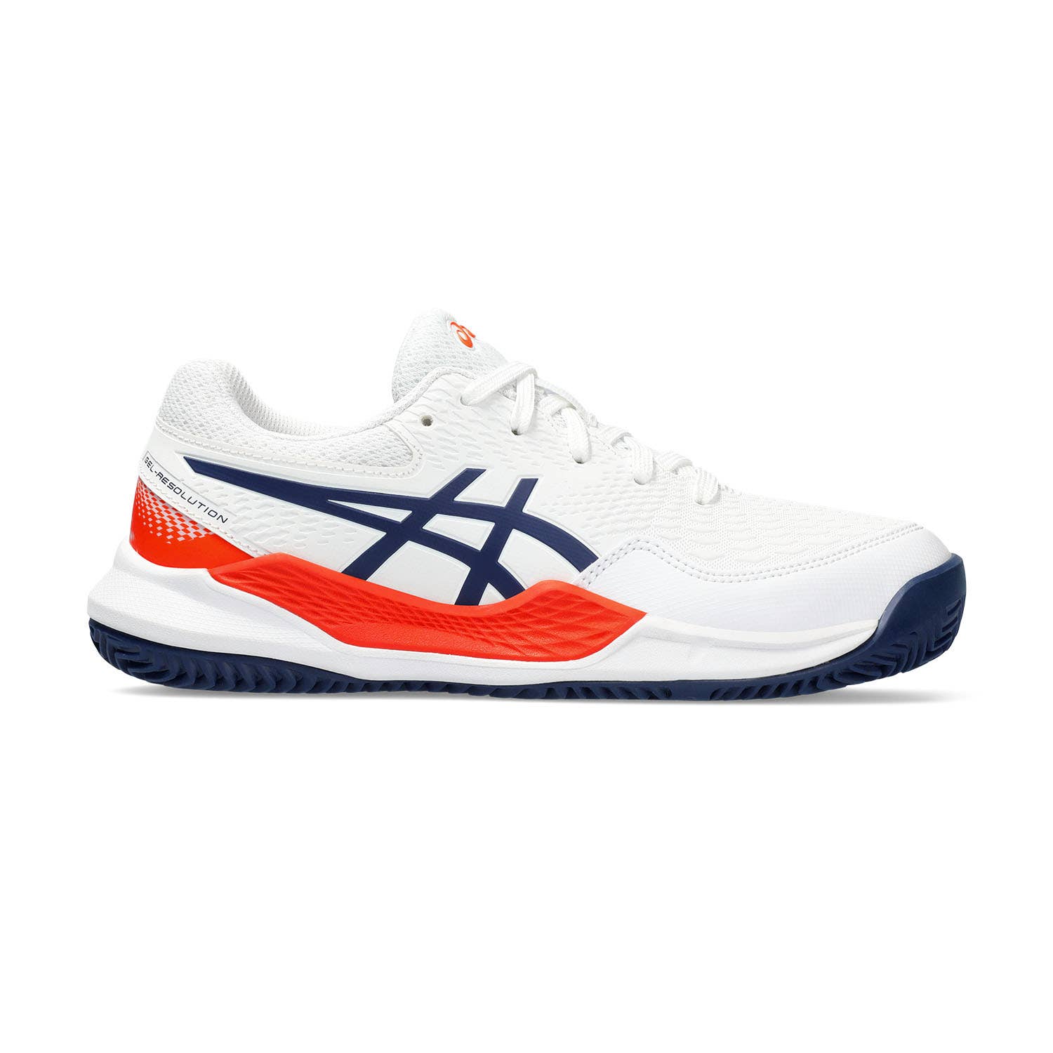ASICS GEL-RESOLUTION 9 GS CLAY 1044A068-103 JUNIOR WHITE