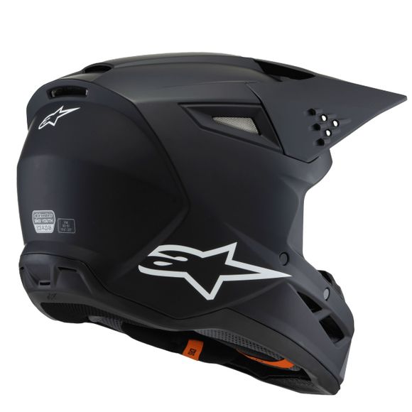 Casque cross Alpinestars SUPERTECH S-M3 - SOLID - ENFANT - NoirRef : AP3396