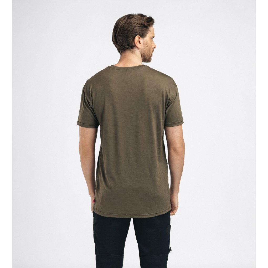 Aclima Lightwool Mountain Tee Men - tarmac