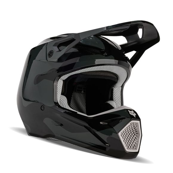 Casque cross Fox ENFANT V1 BNKR - Noir / OrangeRef : FX4135
