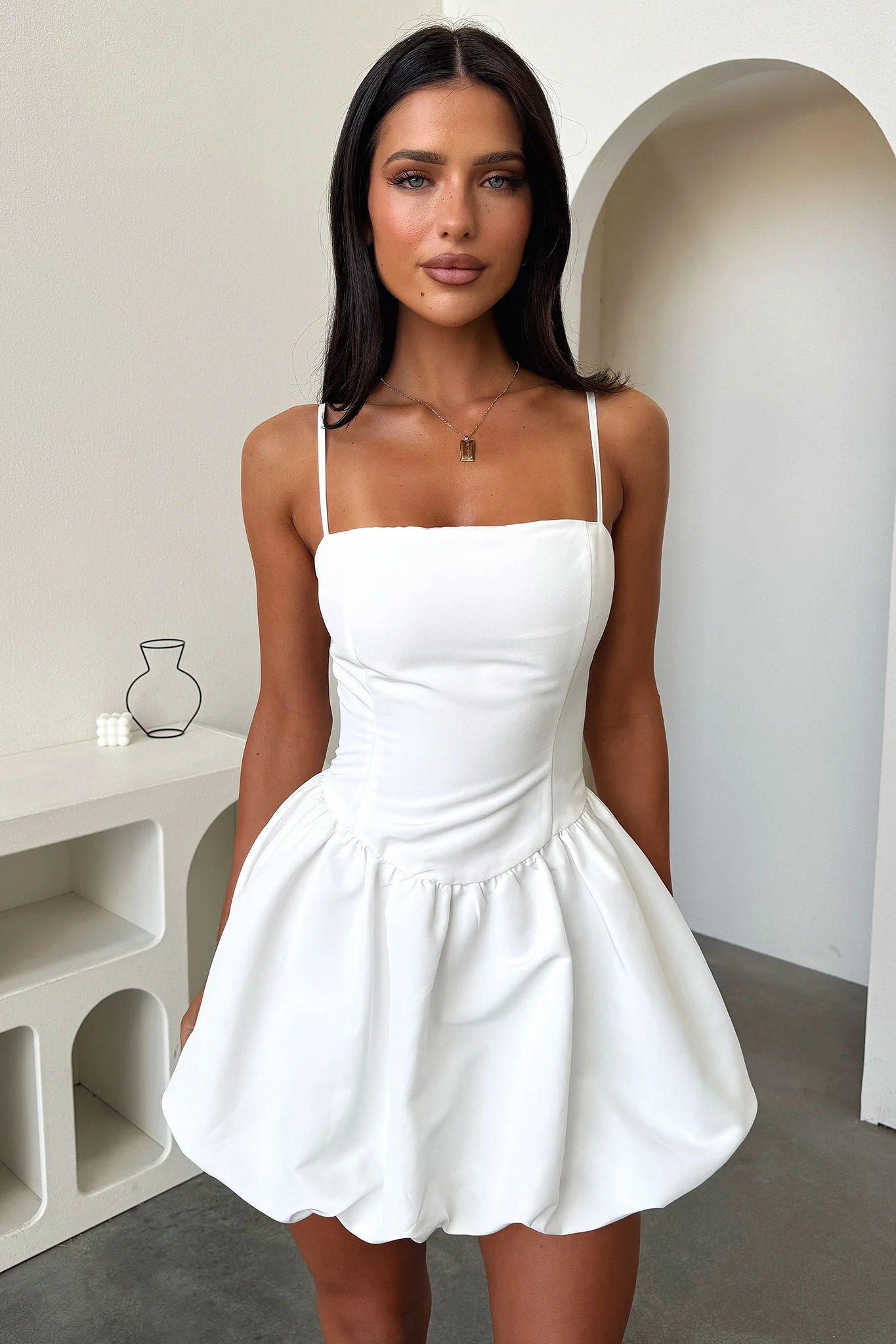 Albin Dress - White