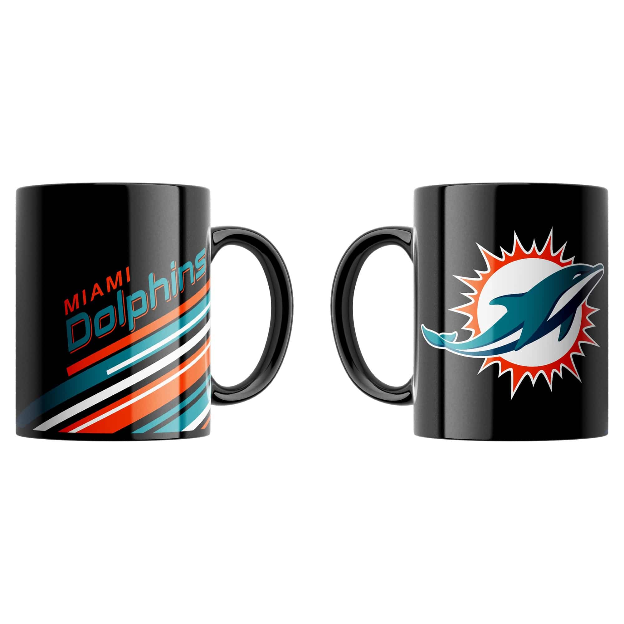 Miami Dolphins Stripes NFL Mug (330 ml)