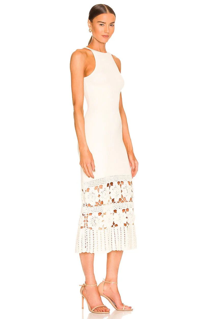 Finley Crochet Midi Dress