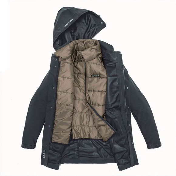 Spidi Beta Evo Primaloft - Gray / Black Motorcycle ParkaRef: SPI0567