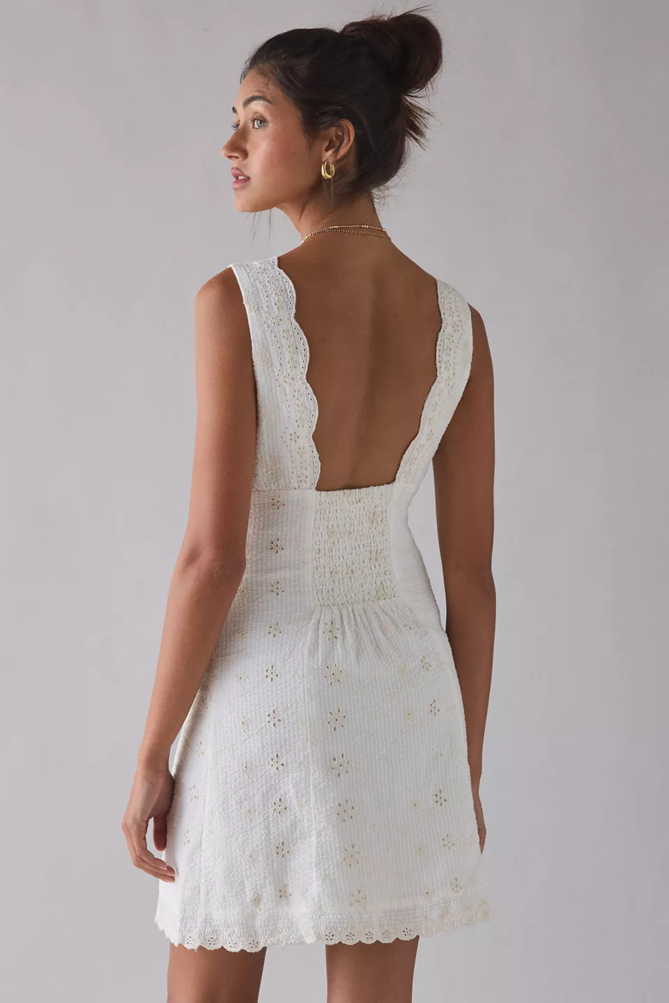 Kimchi Blue Marigold Eyelet Lace Mini Dress