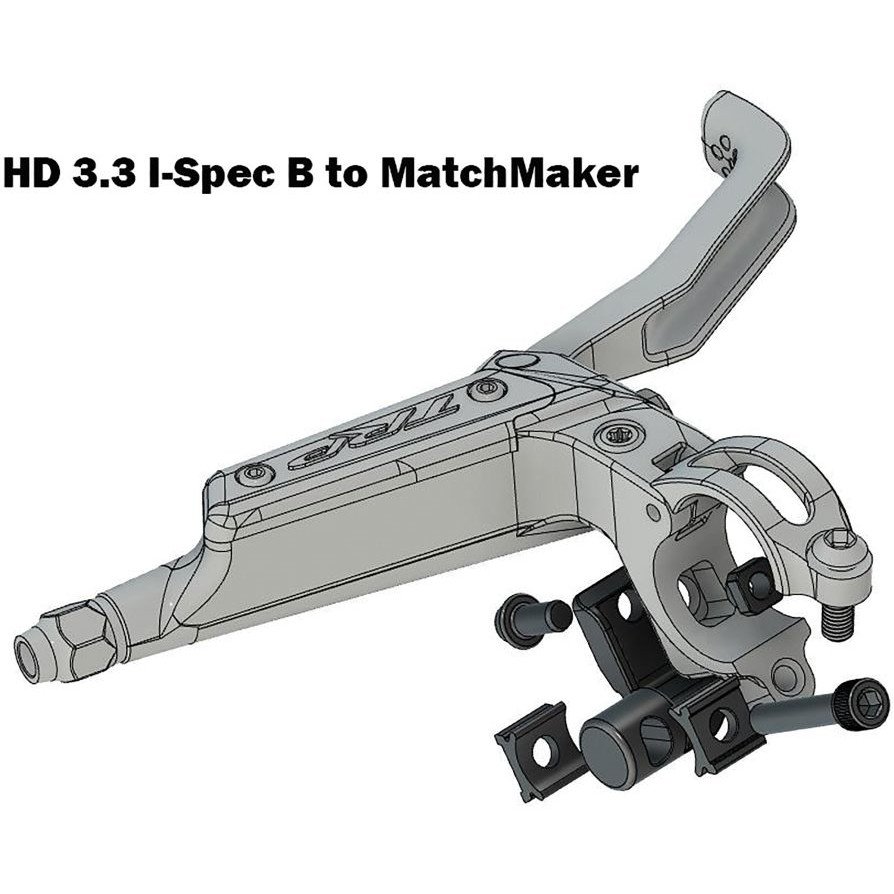 TRP HD 3.3 MTB Shifter Adapter - I-Spec B / MatchMaker - left
