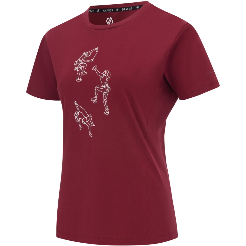 Dare 2b Tranquility III Tee Women - ZJE Tibetan Red