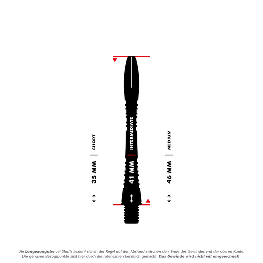 Winmau Triad Aluminium Shafts - Green