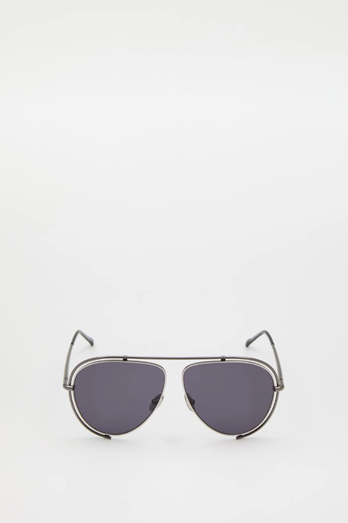 Aviator sunglasses - BLACK SILVER