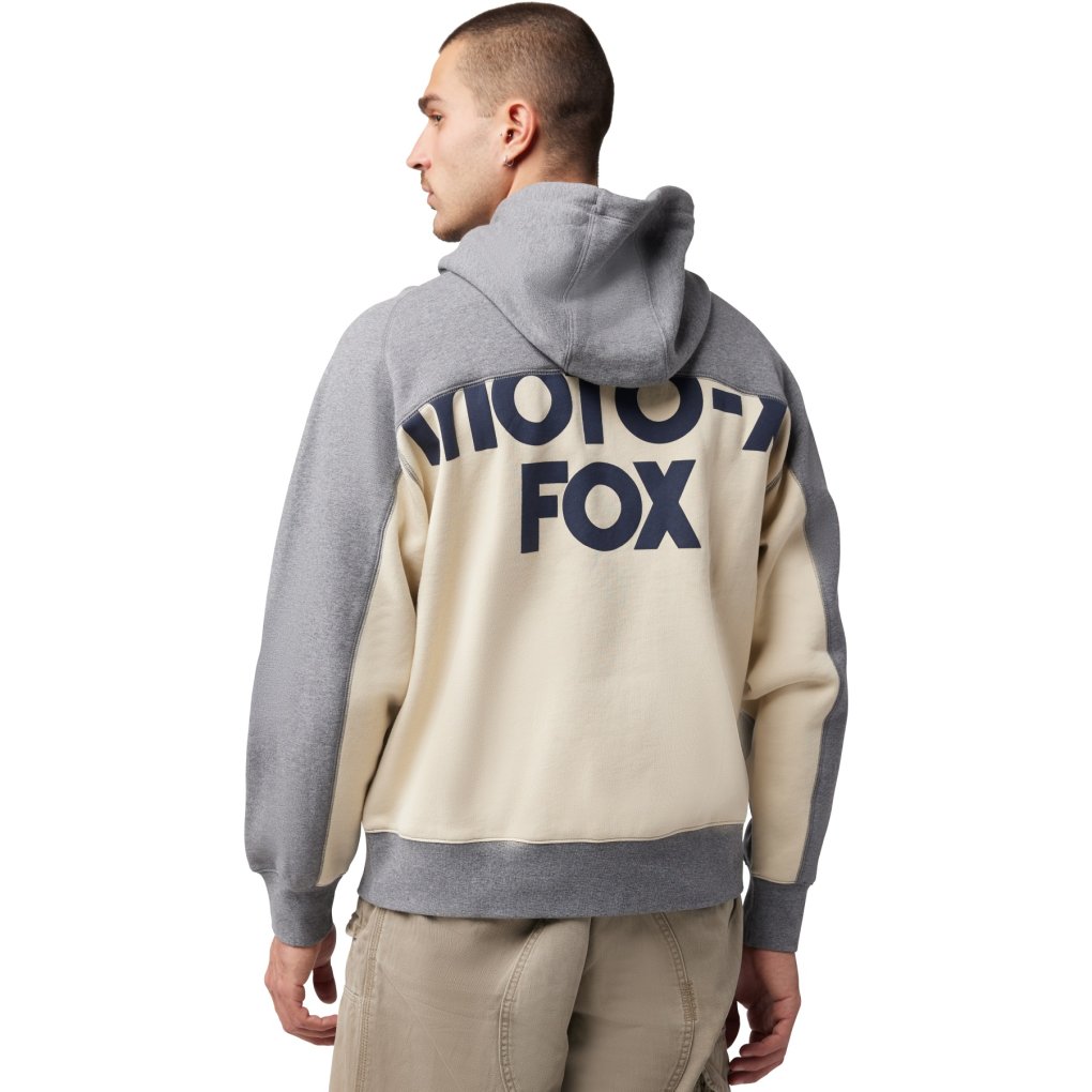 FOX Moto-X Oversized Fleece Hoodie Men - heather graphite