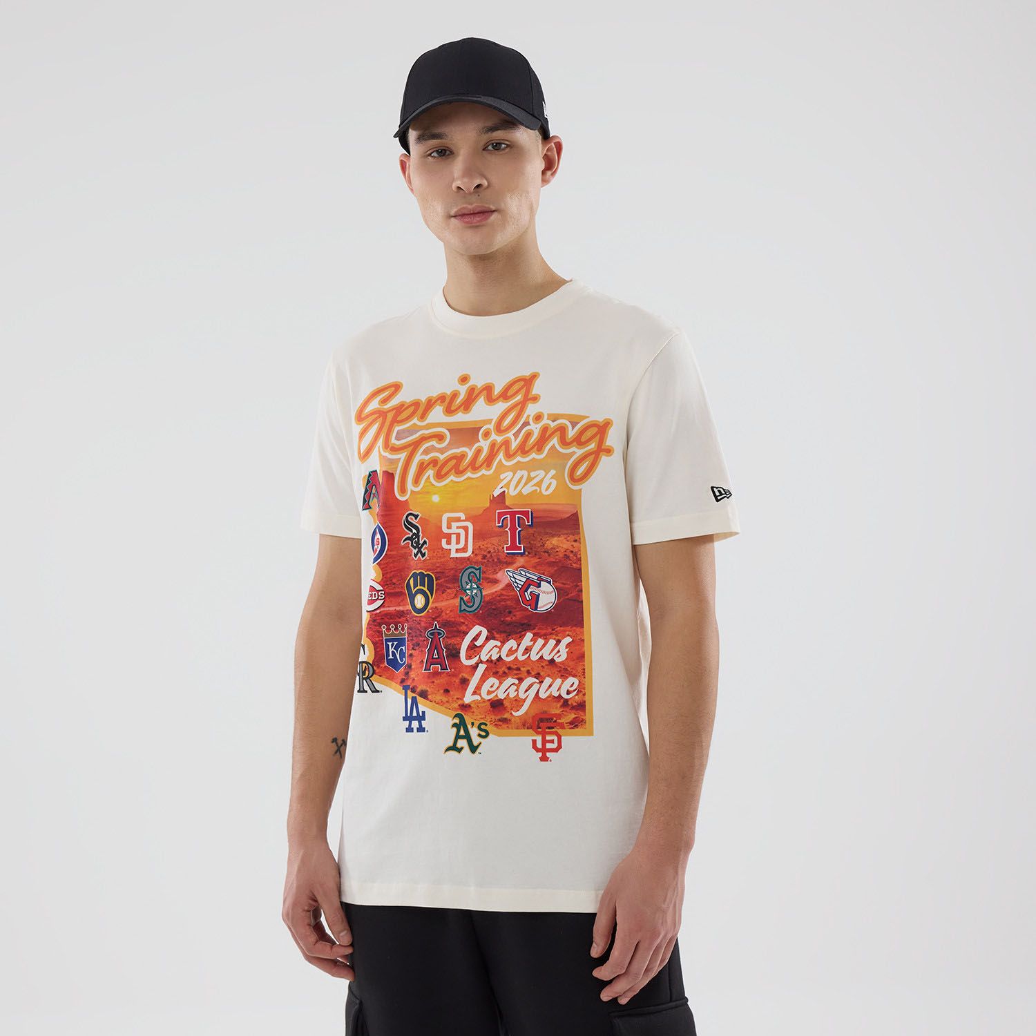 MLB Spring Training 2026 Cactus League T-Shirt Cream