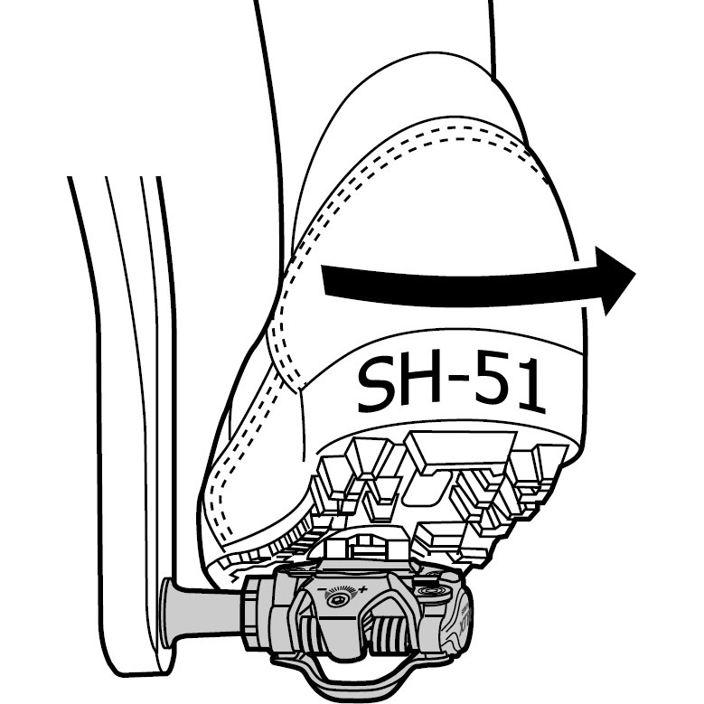 Shimano SM-SH51 SPD Cleats without Cleat Nut - black