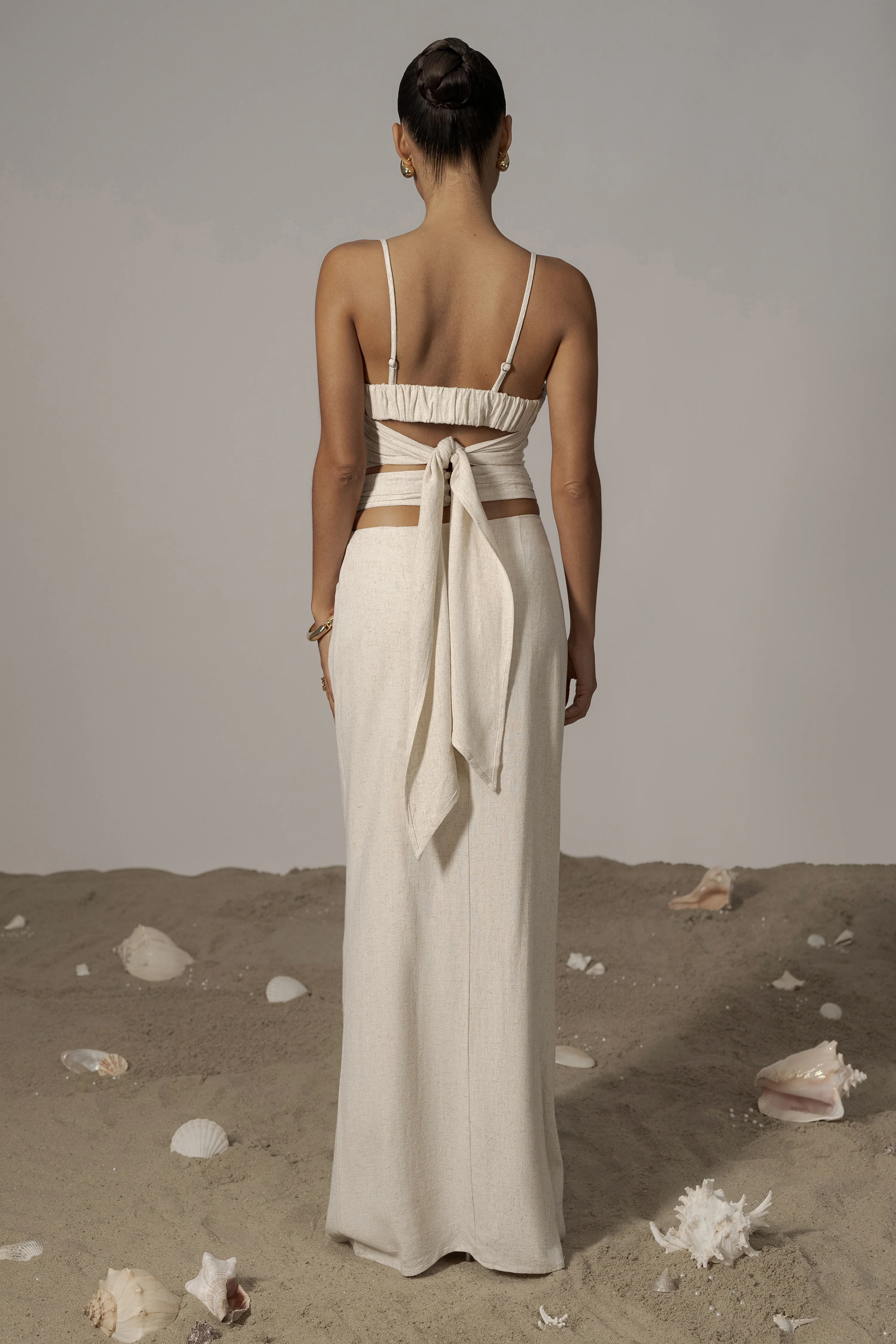 Natural Dreamland Linen Skirt