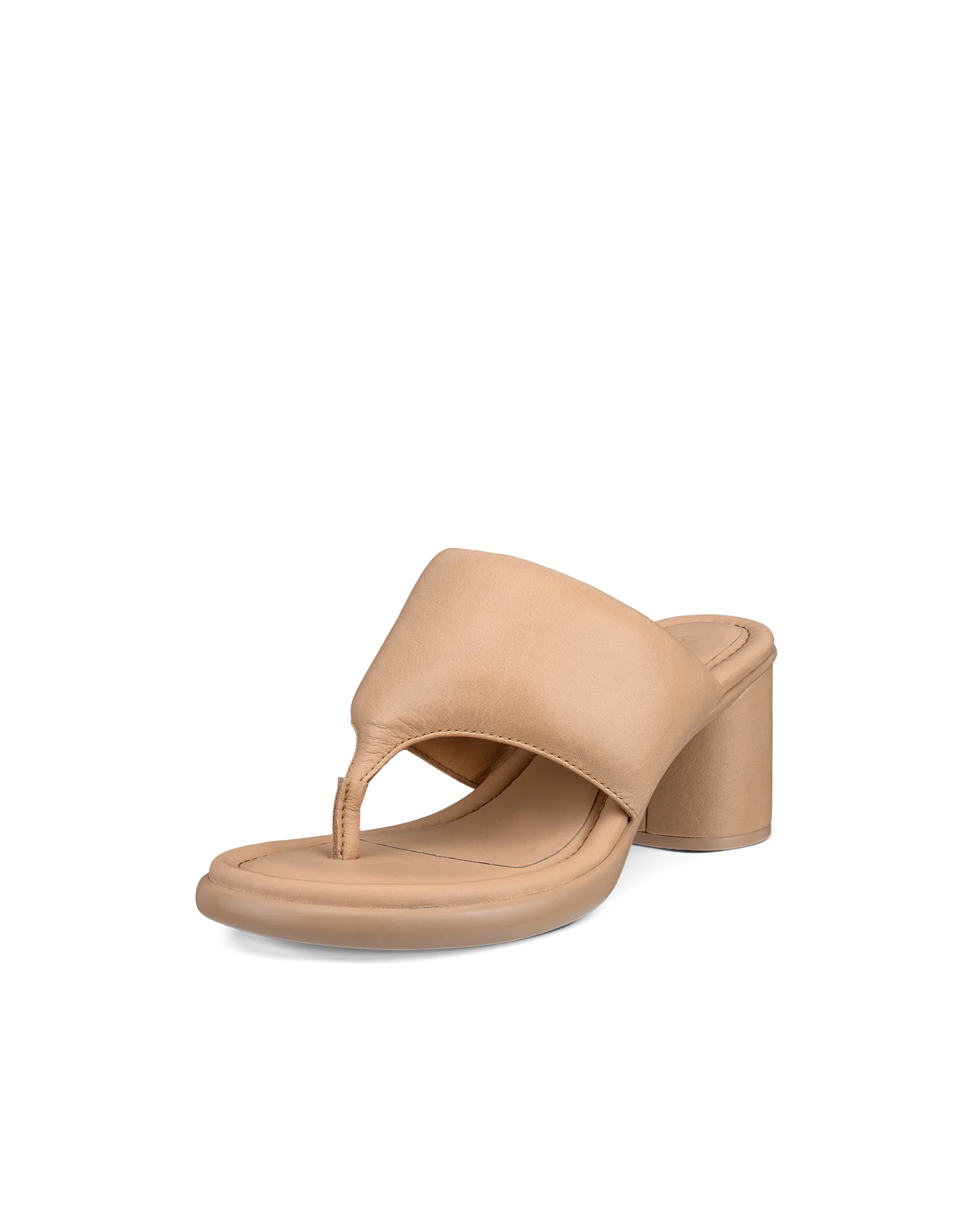 ECCO SCULPTED SANDAL LX 55 Damen Ledersandale mit Absatz Beige