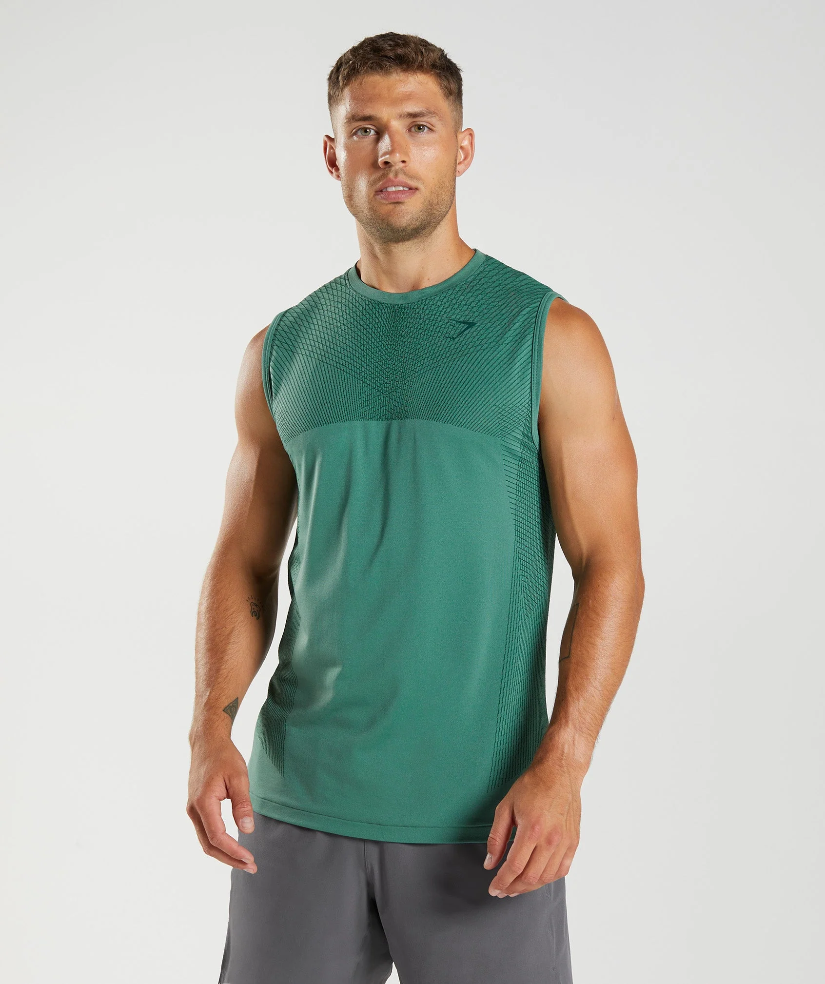 Apex Seamless Tank Hoya Green/Woodland Green