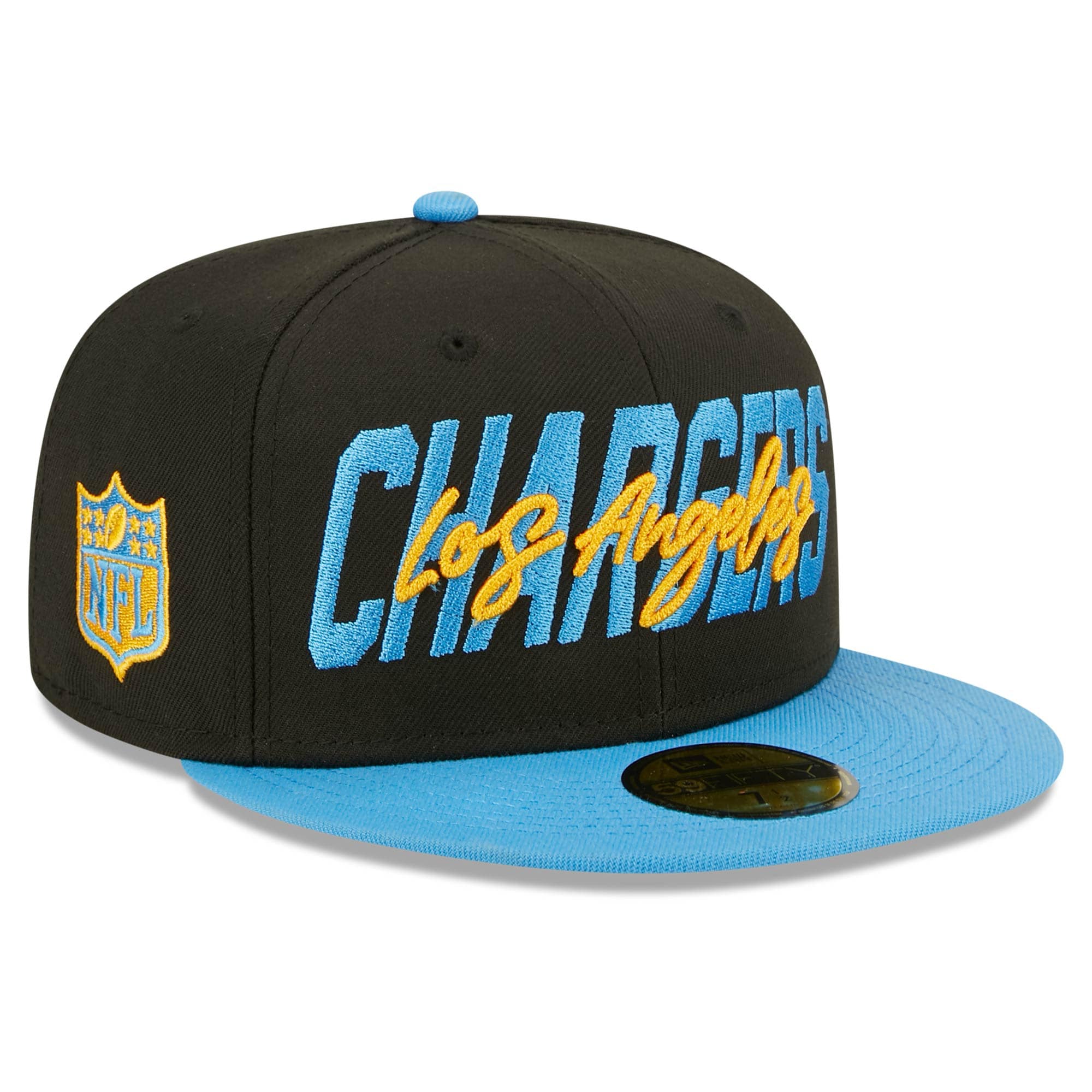Los Angeles Chargers 2022 NFL Draft On-Stage New Era 59FIFTY Fitted Cap