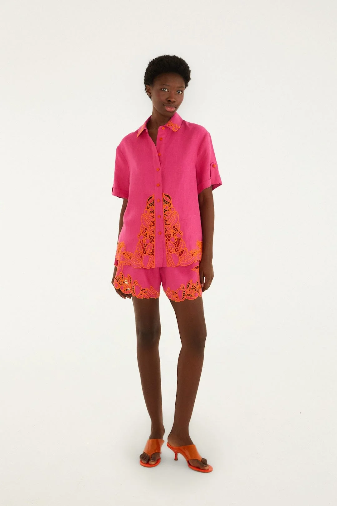 Pink Fruit Richelieu Artisanal Shirt