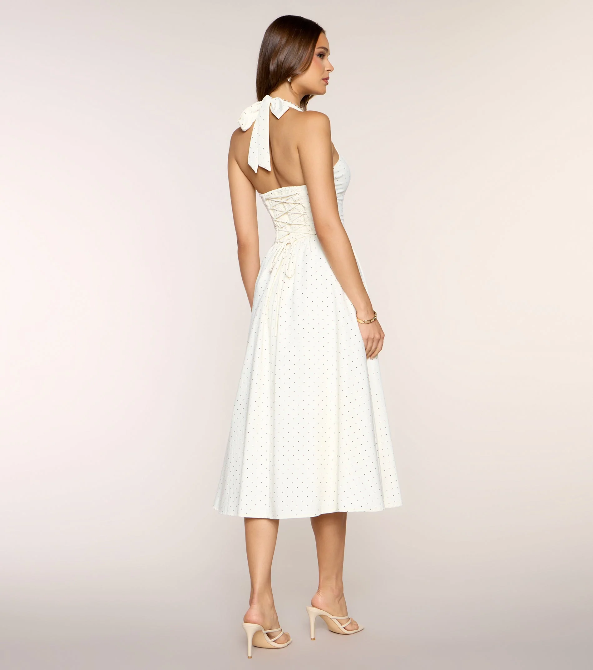 Picture Perfect Polka Dot Midi Dress