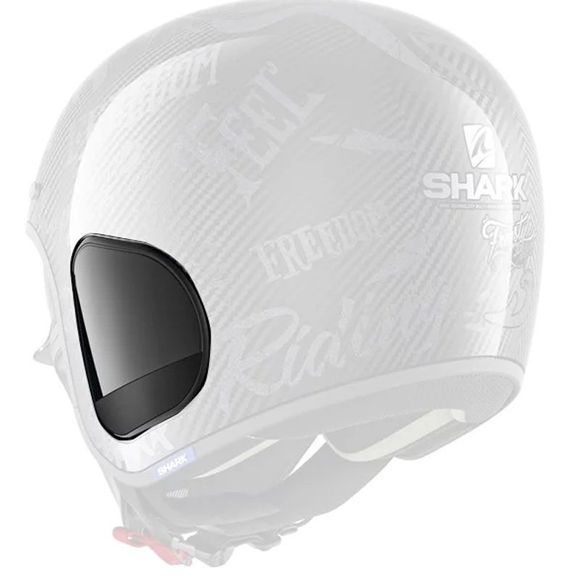 Shark S-DRAK helmet side plate - BlackRef : SH1144 / FX2700PBLKTU