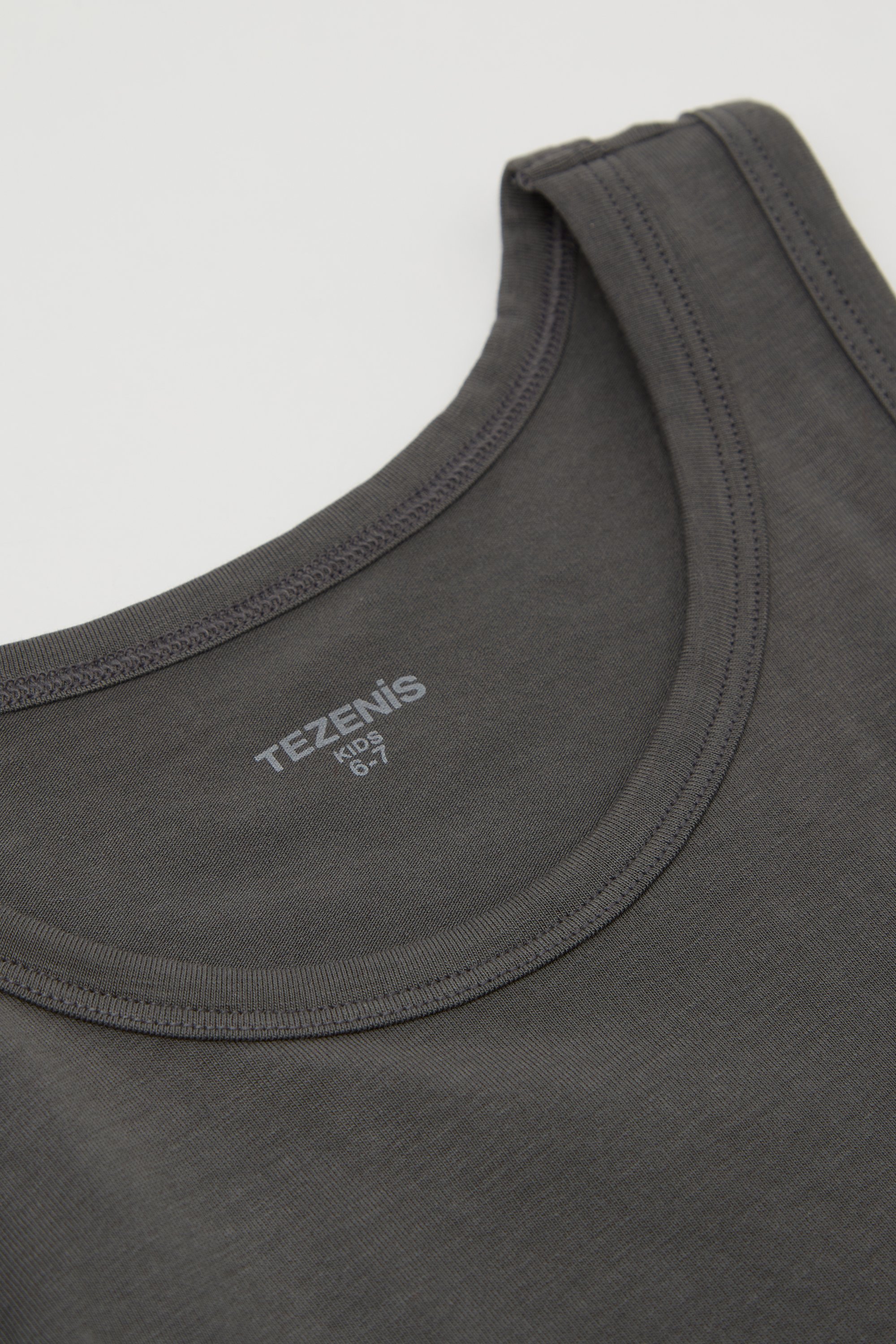 Unisex Kids' Basic Cotton Camisole with Wide Shoulder Straps