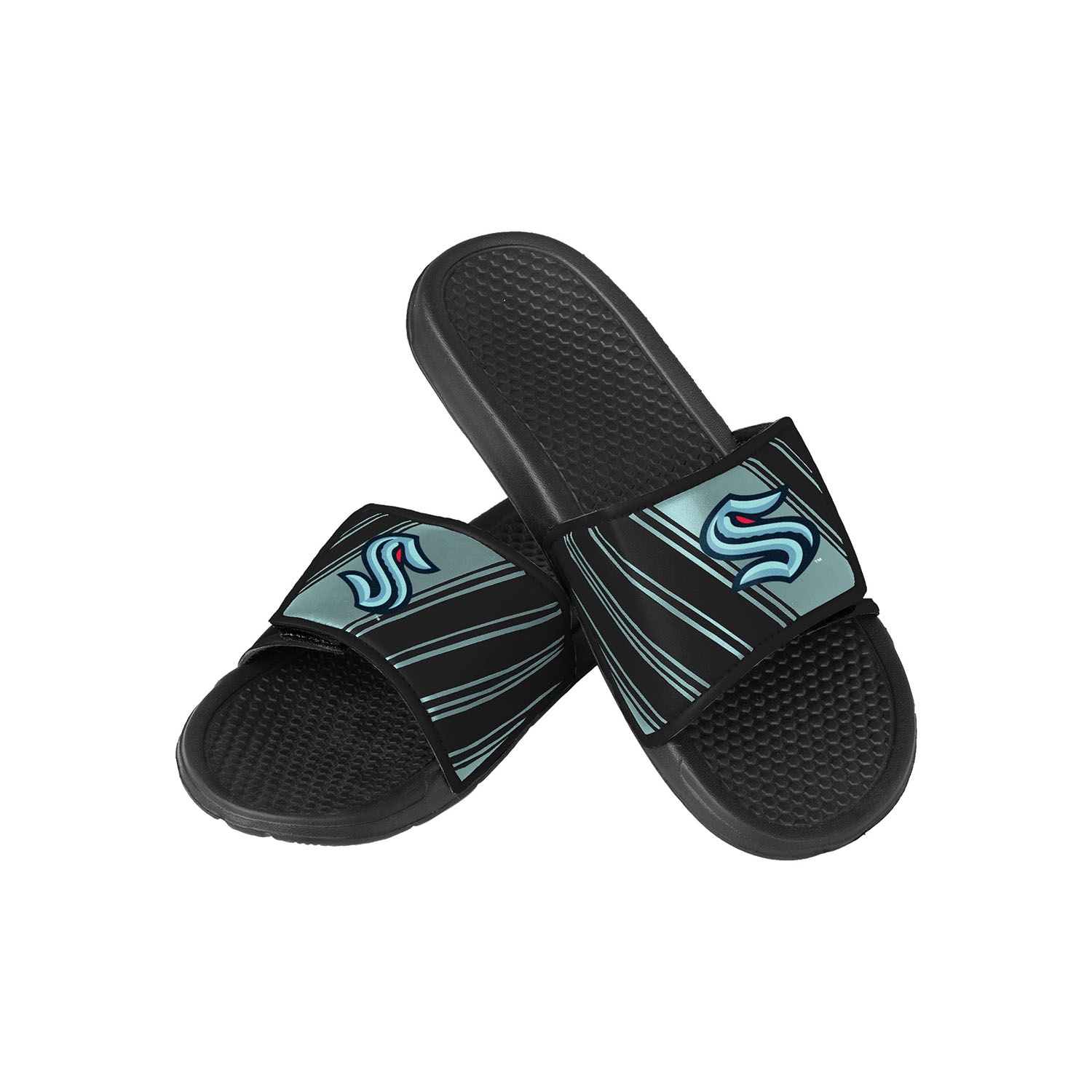 Seattle Kraken Legacy Velcro NHL Sport Slides